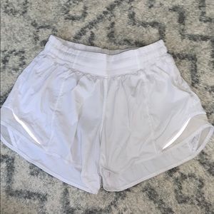 White Lululemon Shorts
